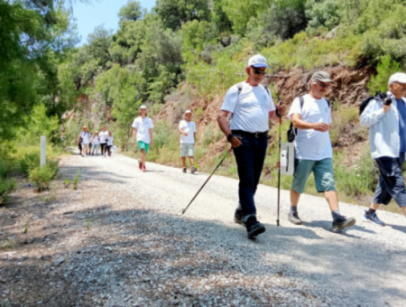 Wandern Auf Dem Berg Sandras